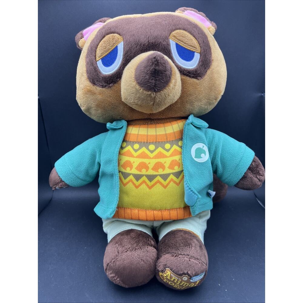 Tom Nook Winter Outfit Build-A-Bear BAB Animal Crossing New Horizons Plush 16”